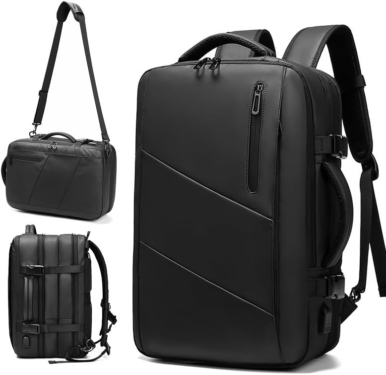 Backpack Men's Large Capacity Travel Carrying Shoulder Strap Hidden Multifunctional Computer Bag