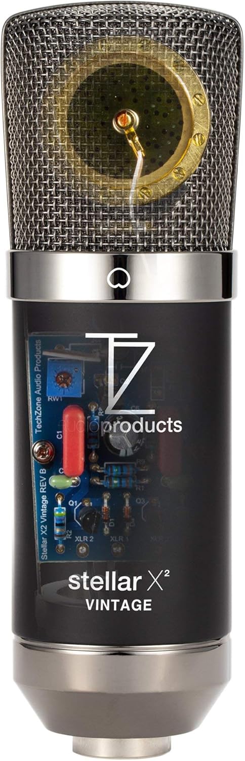 TZ Stellar X2 Vintage Large-Diaphragm Cardioid Condenser XLR Microphone