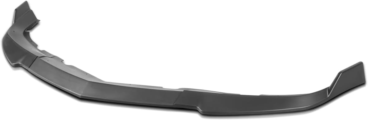 Spec-D Tuning Matte Black Front Bumper Lip Spoiler Splitter Kit 3PC Compatible with 2011-2014 Dodge Charger