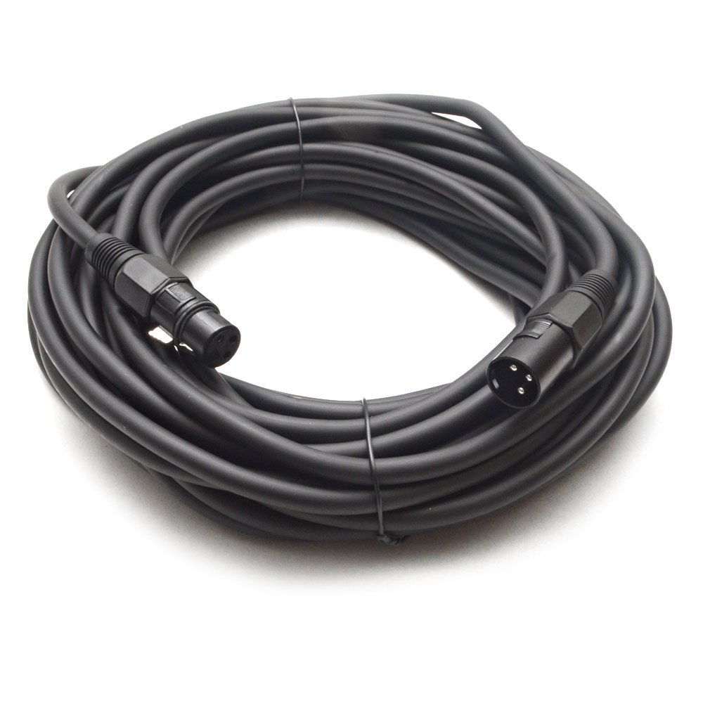 Seismic Audio - Set of 2 (2) 50 Feet DJ/PA XLR Microphone Cables - Mic Cable - Stage or Studio use