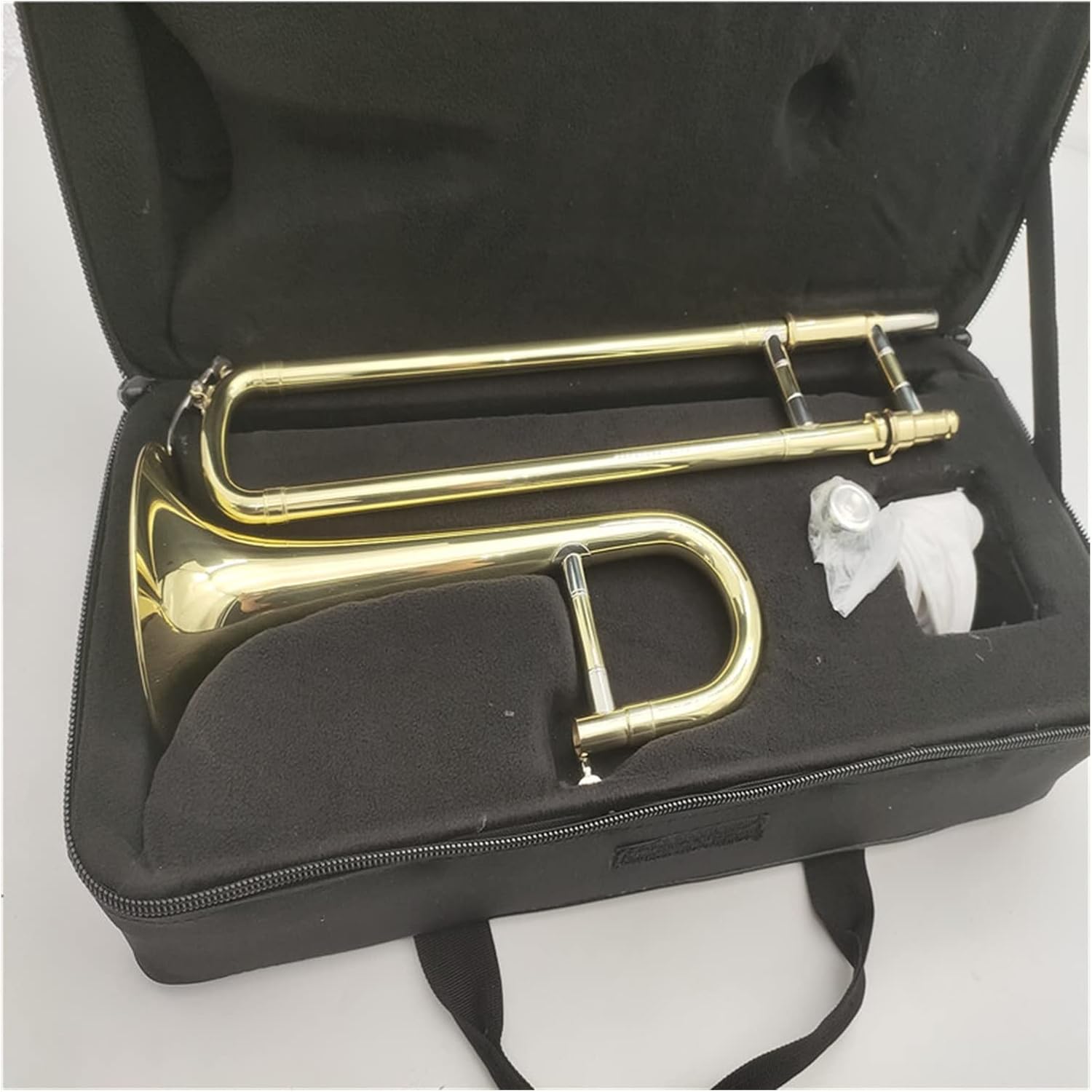 FLFL Student Trombone B Flat Trombone Brass Plated Wind Instruments