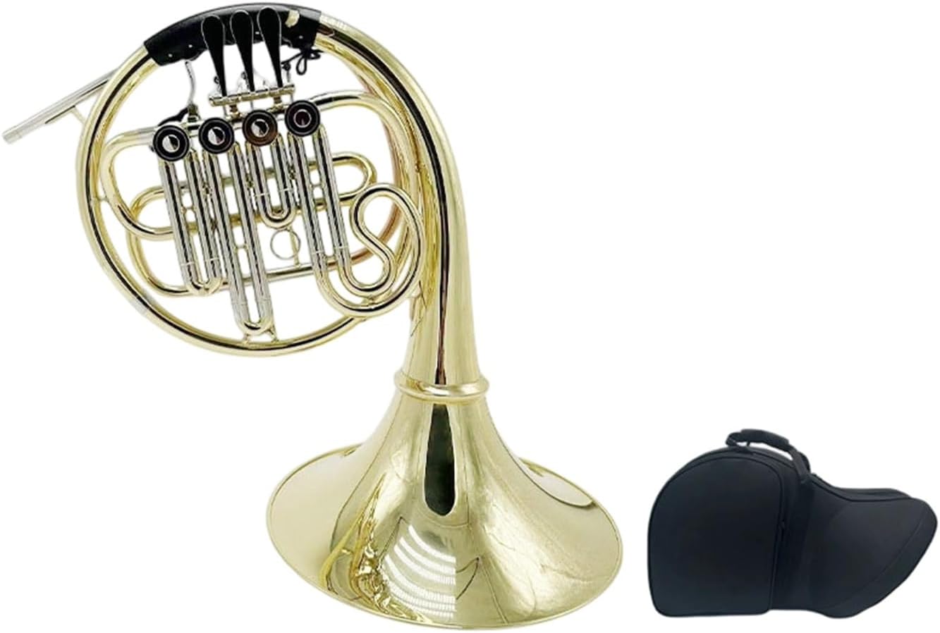 4 Key French Horn Suitable For Beginners To Play B Flat Single Row Three Key Four Split French Horn Wind Instrument(5)