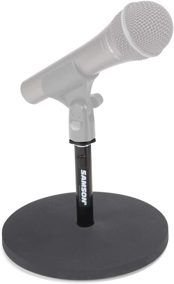 M-Audio Keystation Mini 32 MK3 USB MIDI Keyboard Controller Bundle with 32 Velocity Sensitive Mini Keys, Samson MD5 Desktop Microphone Stand, and MPC Beats Software