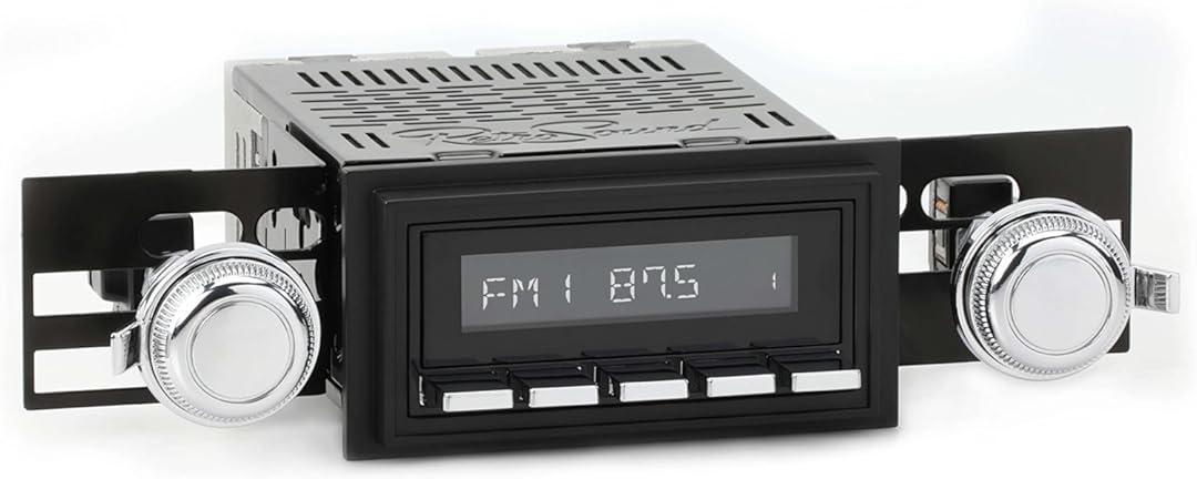 RetroRadio Compatible with 1969-72 Ford LTD Features Include Bluetooth, USB, AM/FM HBC-M2-226-03P-73PF1