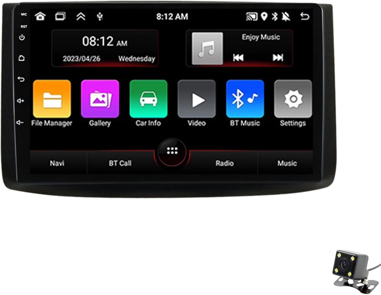 ADMLZQQ Double Din Car Stereo Multimedia with Bluetooth and 9