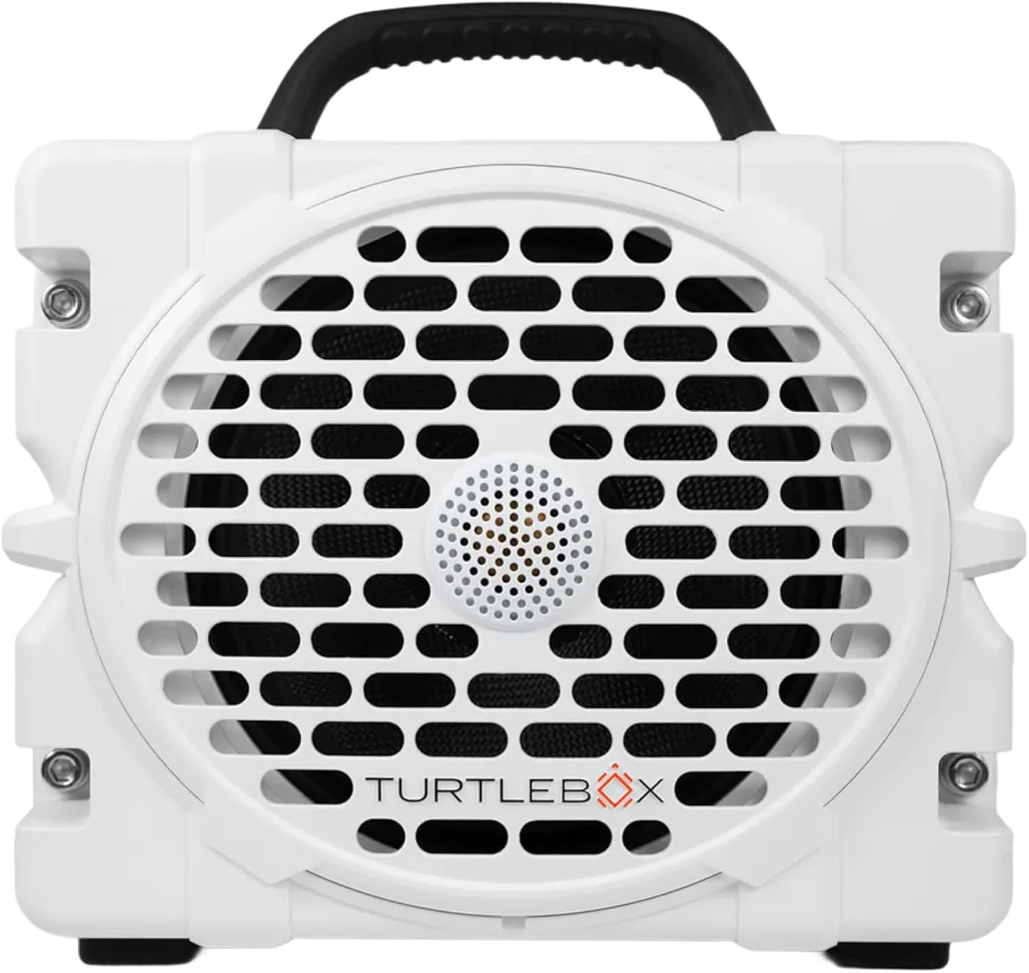 Turtlebox Grande: Loud! Outdoor Portable Bluetooth 5.4 Speaker | Rugged, Waterproof, Ultra-Portable | Plays to 126db, Deep Bass, Shockproof, Unlimited Pairing for Full Stereo Experience, White