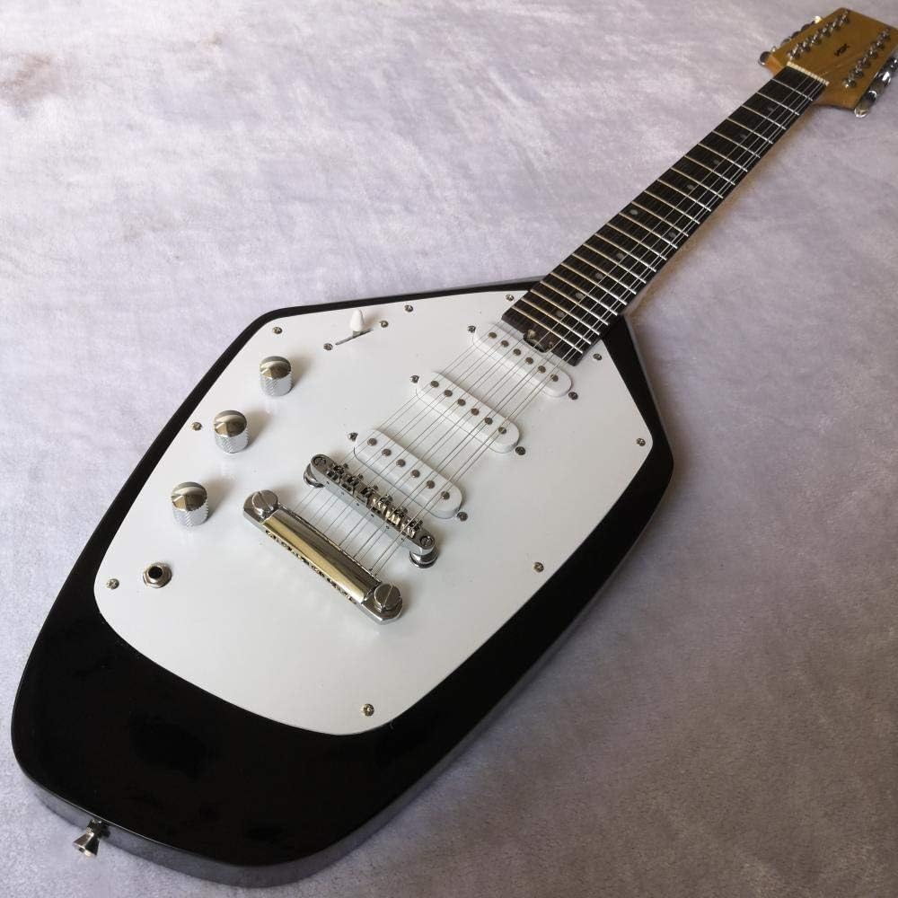 12 String Electric Guitar Maple Neck Black Paint Acoustic Steel String Guitars Classical Guitar Acoustic Guitars (Size : 39 inches)