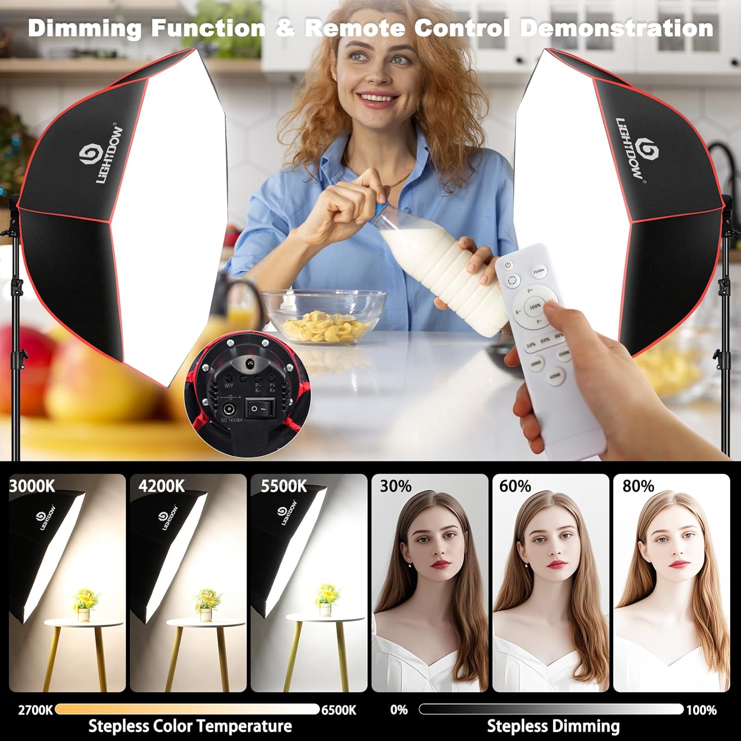 Light Box Photography Lighting Kit:2-Pack 37