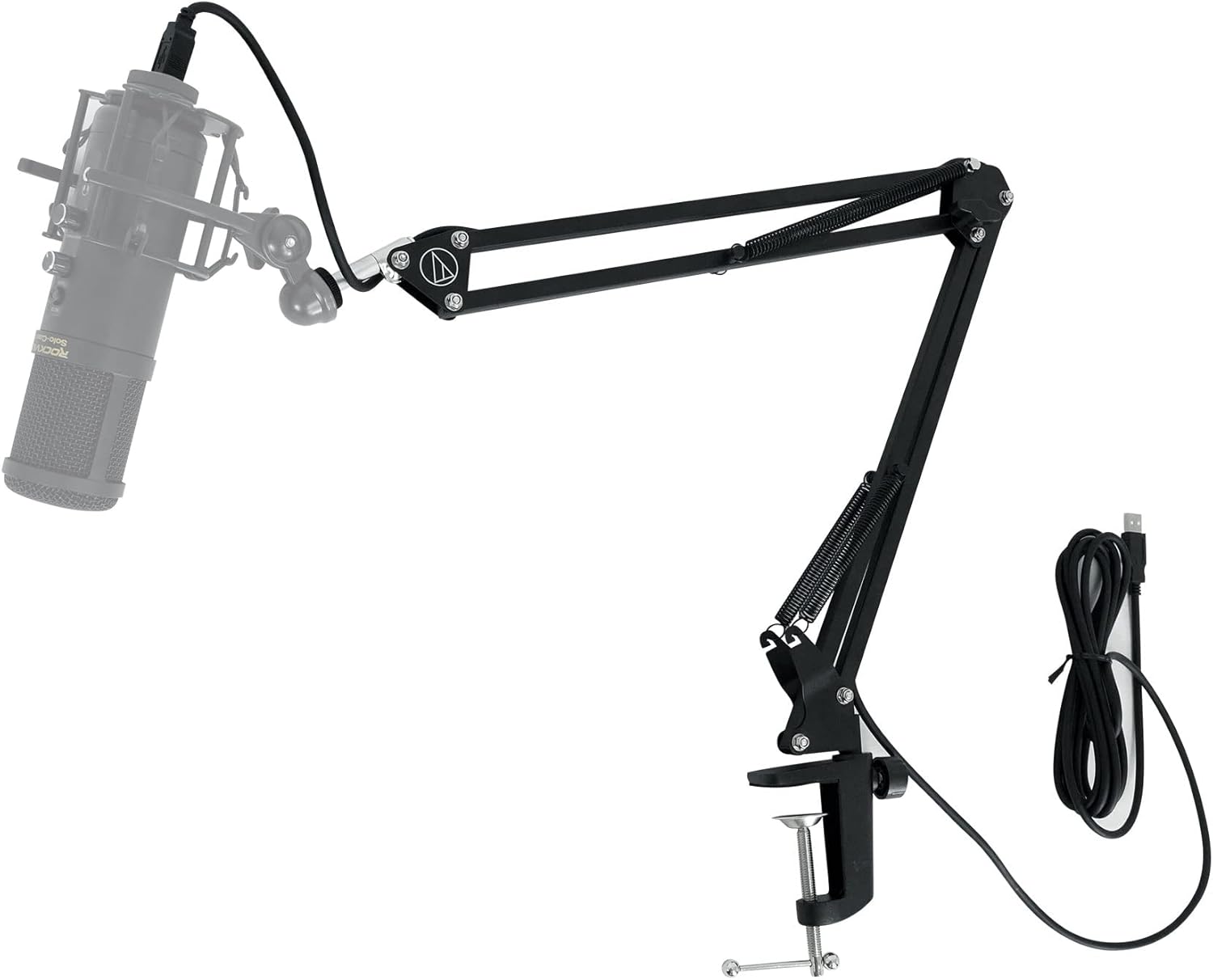 Audiosavings Bundle: Samson G-Track Pro Studio USB Condenser Microphone Mic+Built in Audio Interface Bundle with Audio Technica Boom Arm for USB Microphone Recording/Streaming Computer Mics (2 Items)