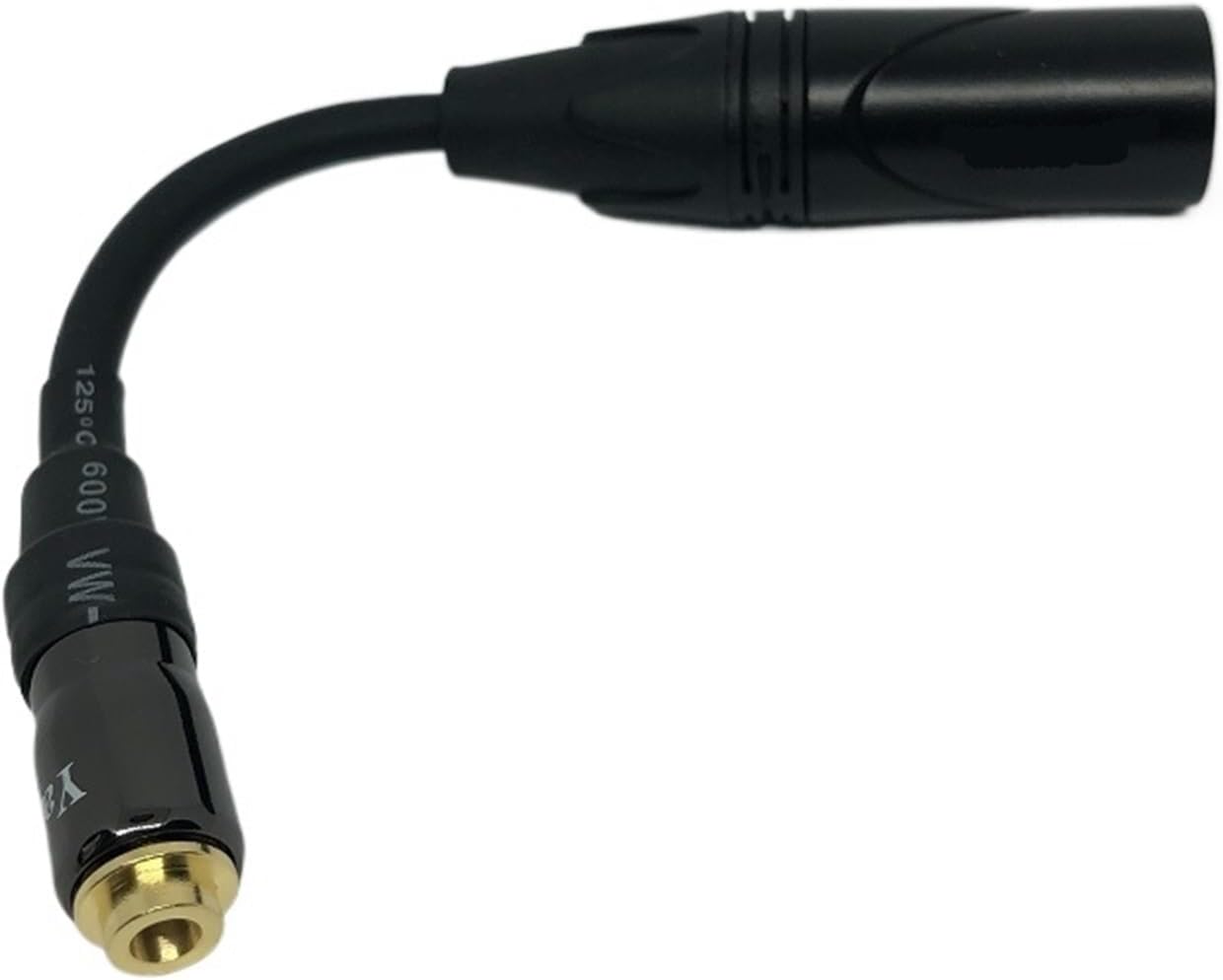 COKYIS Male 4 Pin XLR Balance to 3.5mm 2.5mm 6.35mm 4.4mm Female Audio Cable DAC Stage 4 Core XLR Headphone Adapter Cable(4PXLR - 2.5MM Female)