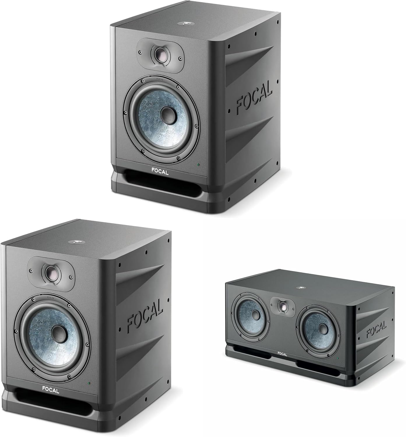 Focal ALPHA-65-EVO Active 2-Way Studio Monitor (Pair) Alpha-Twin-EVO Active 2.5-Channel Studio Monitor
