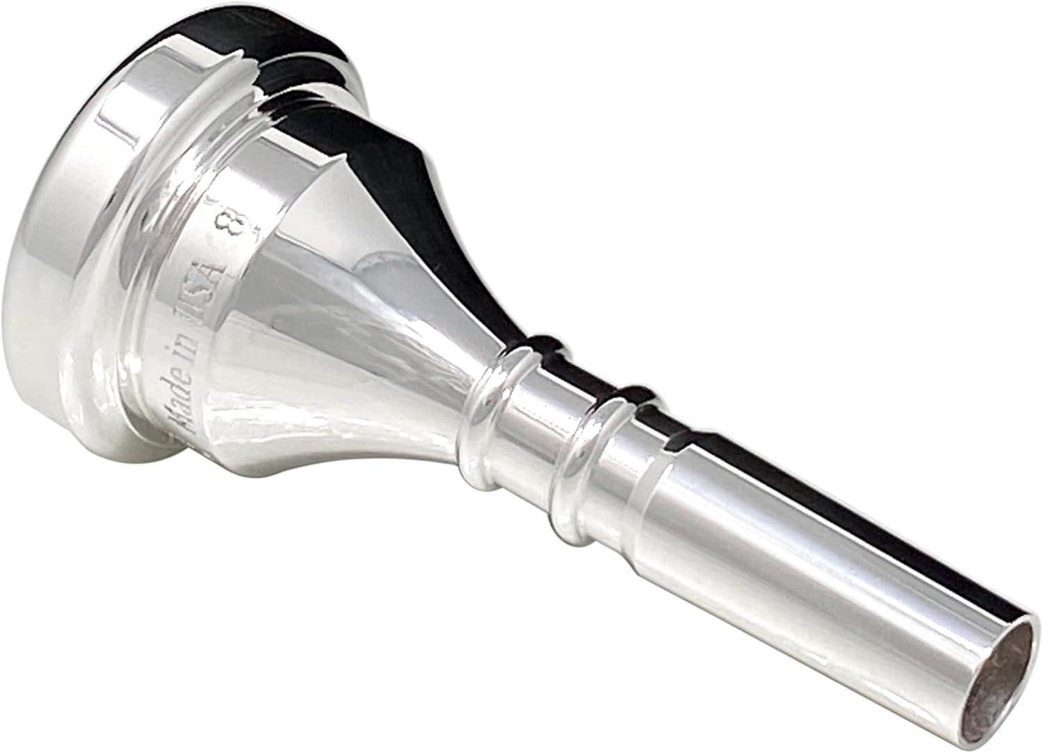 GARIBALDI Silver Plated Single-Cup Medium Alto Horn Mouthpiece (GAR-S2)
