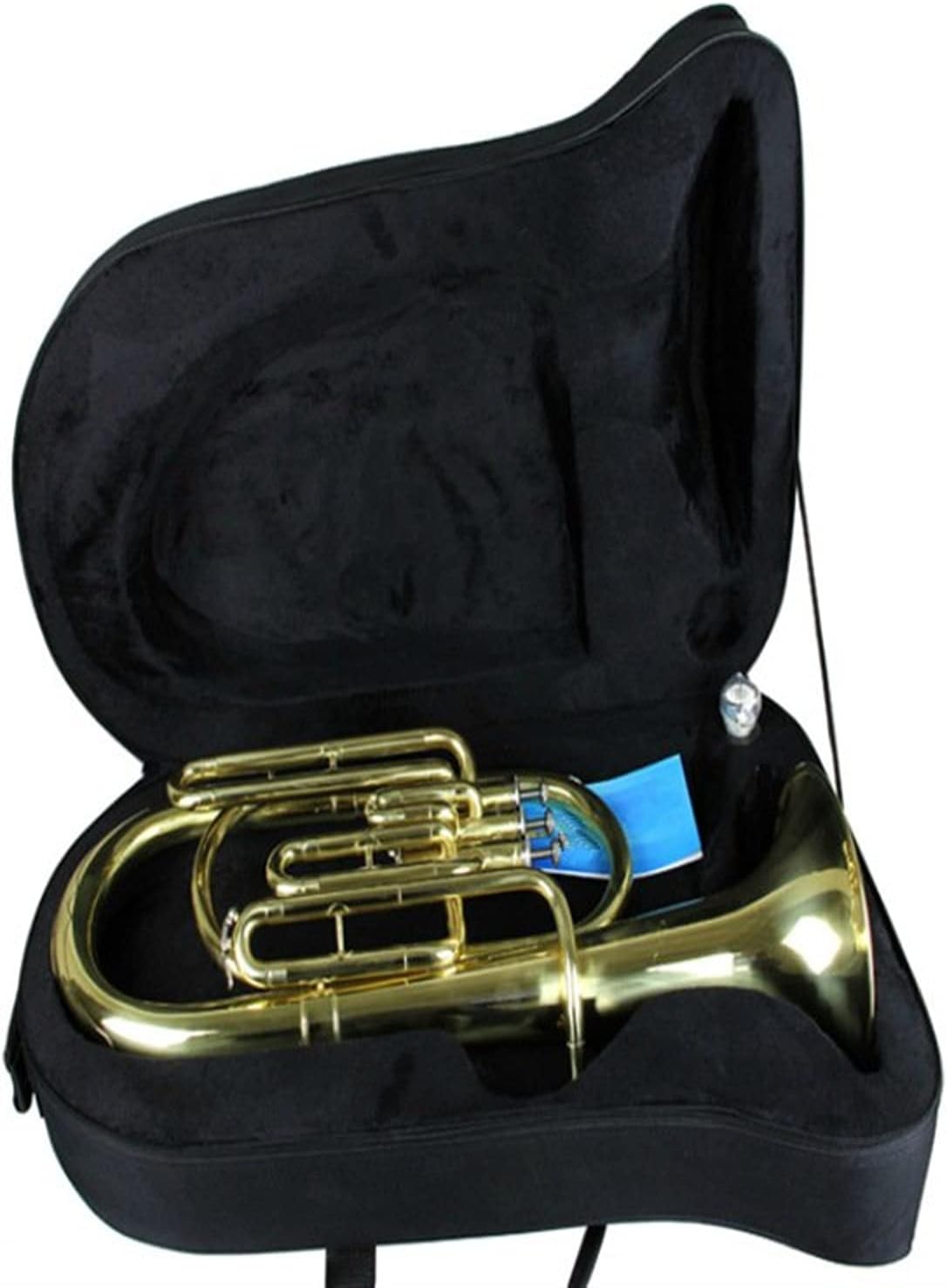 Upper Bottom Horn, Brass Horn, Western Horn, Large Upright Key Brass Finishing Euphonium