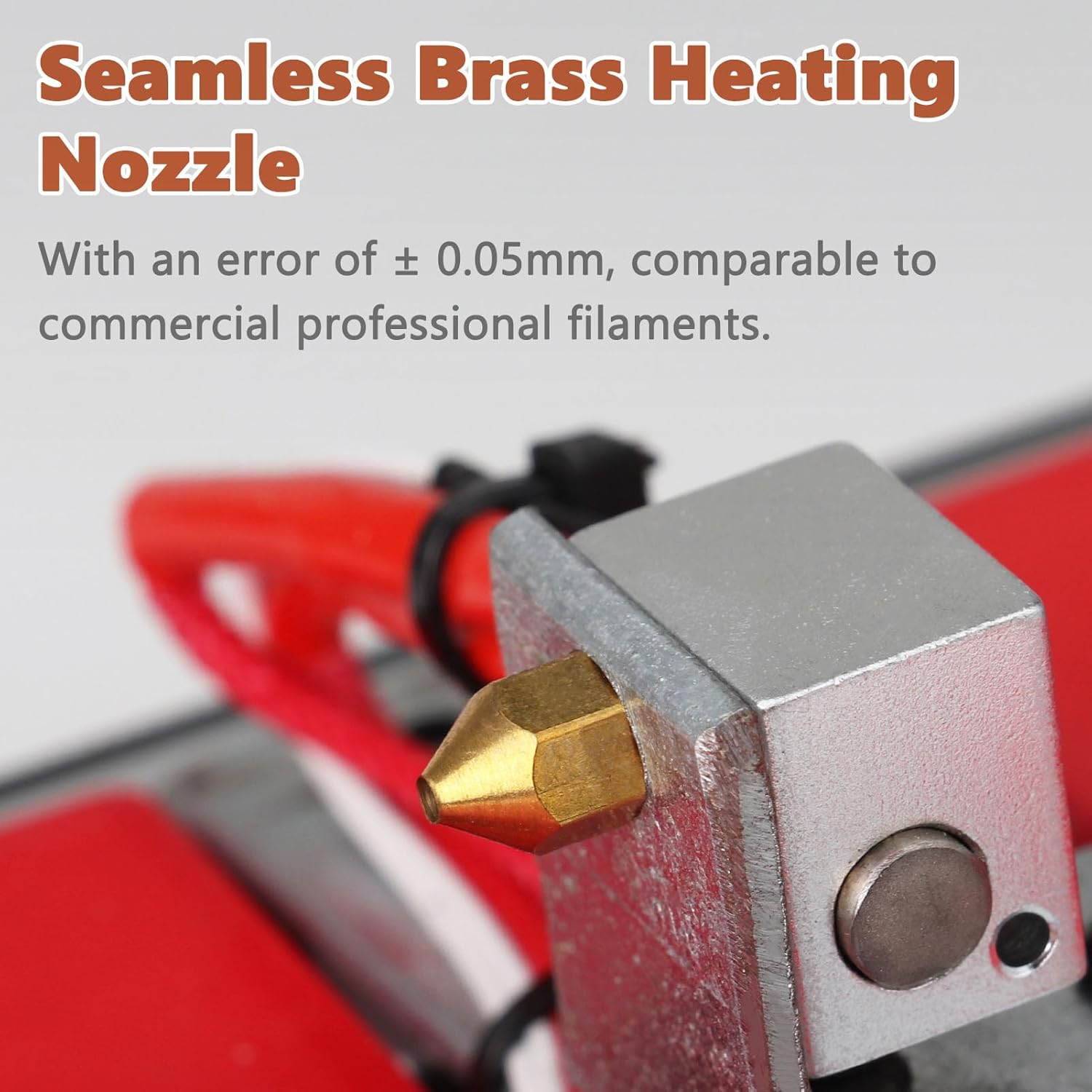 3D Printing Filament Making Machine, Desktop 3D Printer Extruder Filament Maker with Digital Display, Temperature/Speed Adjustable, Recycling PET Plastic Bottle into 3D Printing Filament (Red)