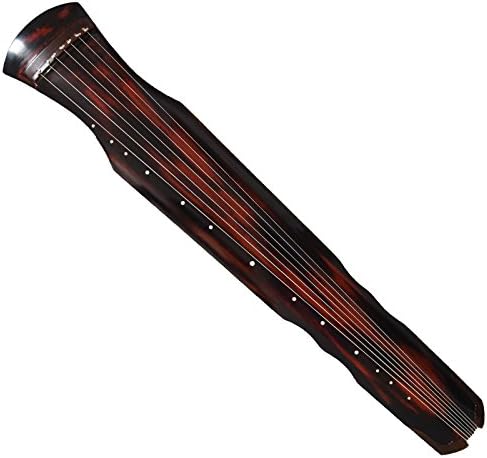 OrientalMusicSanctuary Vermillion Lacquered Aged Paulownia Guqin for Performers