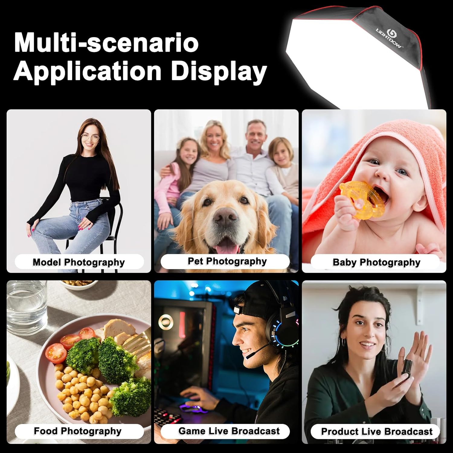 Light Box Photography Lighting Kit:2-Pack 37