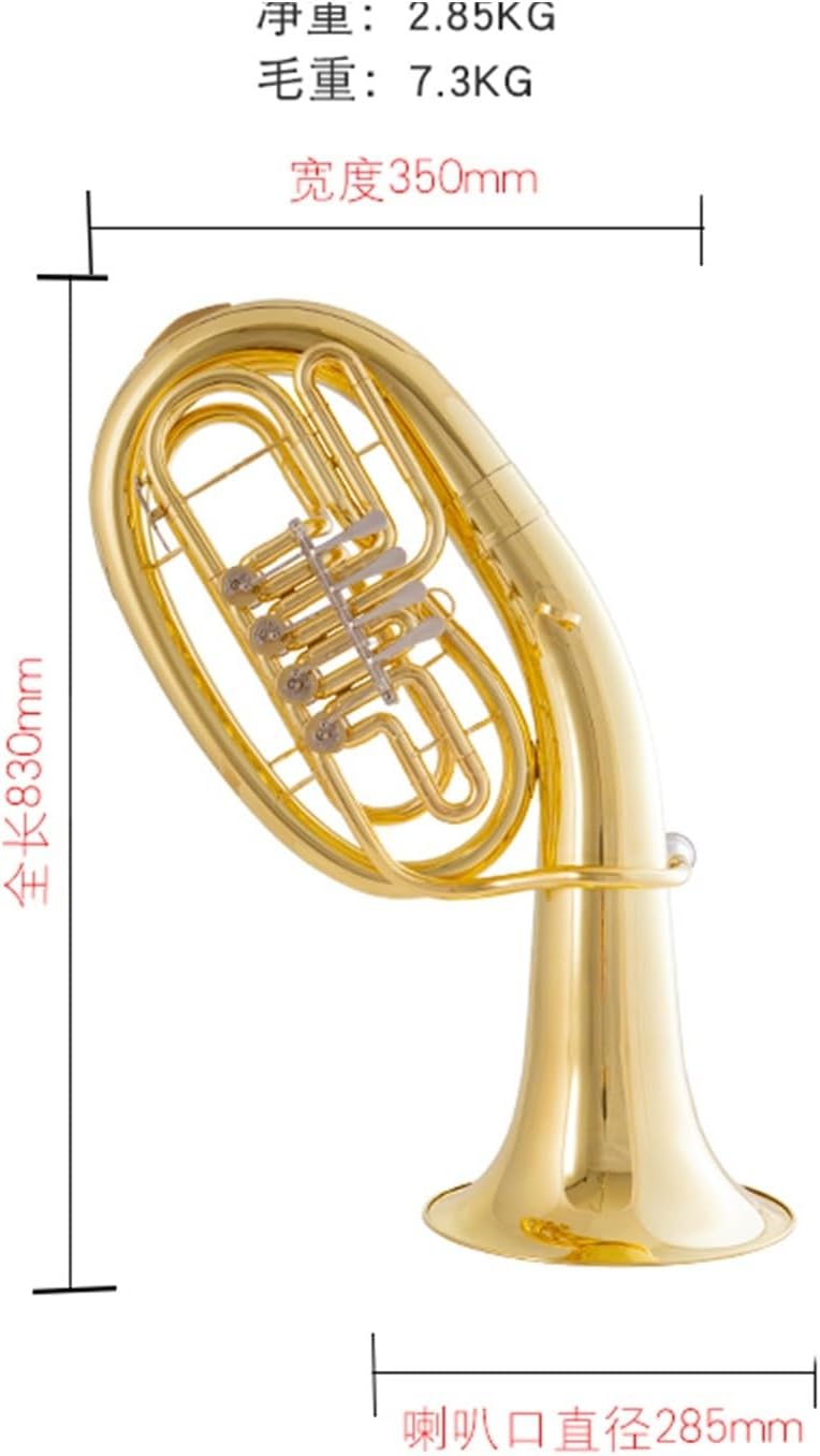 Beginner euphonium Forward Horn B Flat Four Flat Keys Euphonium Three Flat Keys Euphonium(4)
