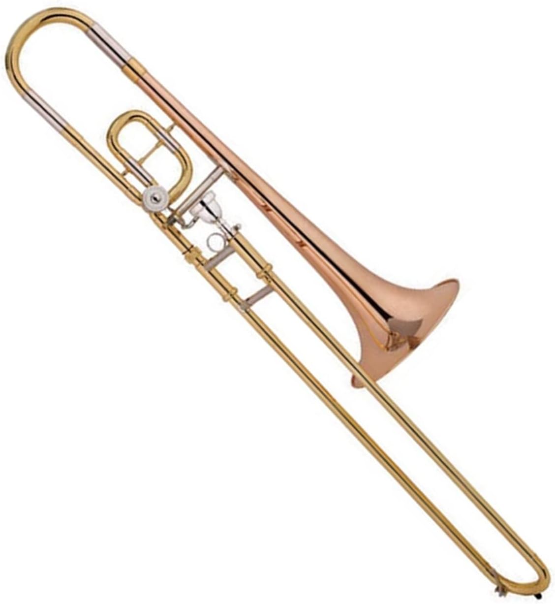 TSTS Tenor Tuning Slide Trombone Copper Bell Brass Slide Sleeve Gold Lacquer Beginner Trombone