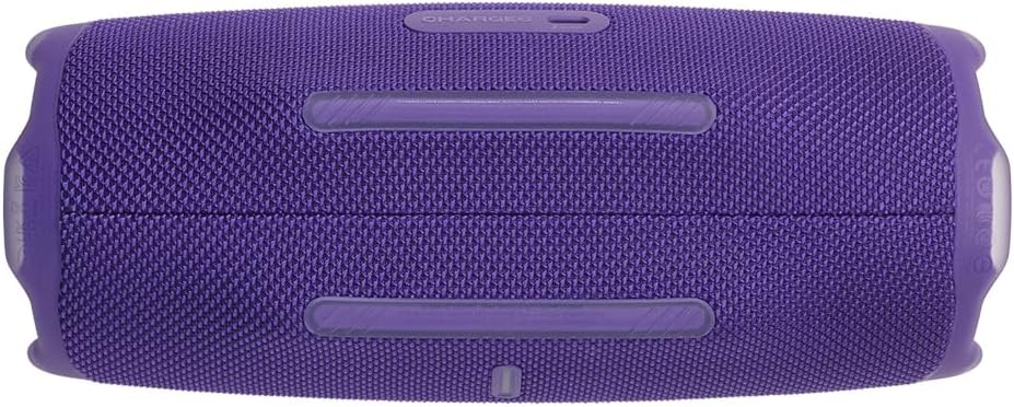 JBL Charge 6 Waterproof Portable Speaker Bundle with gSport Carbon Fiber Case (Purple)