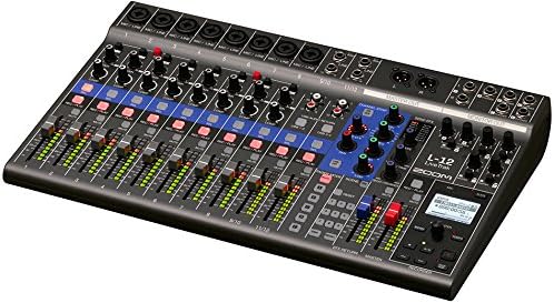Zoom LiveTrak L-12 Live Mixer/Recorder Bundle with 6 XLR Cables and Austin Bazaar Polishing Cloth