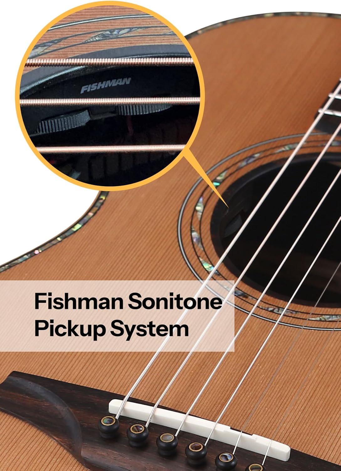 Bromo BAR 6E Solid Top Parlor Size Acoustic Guitar