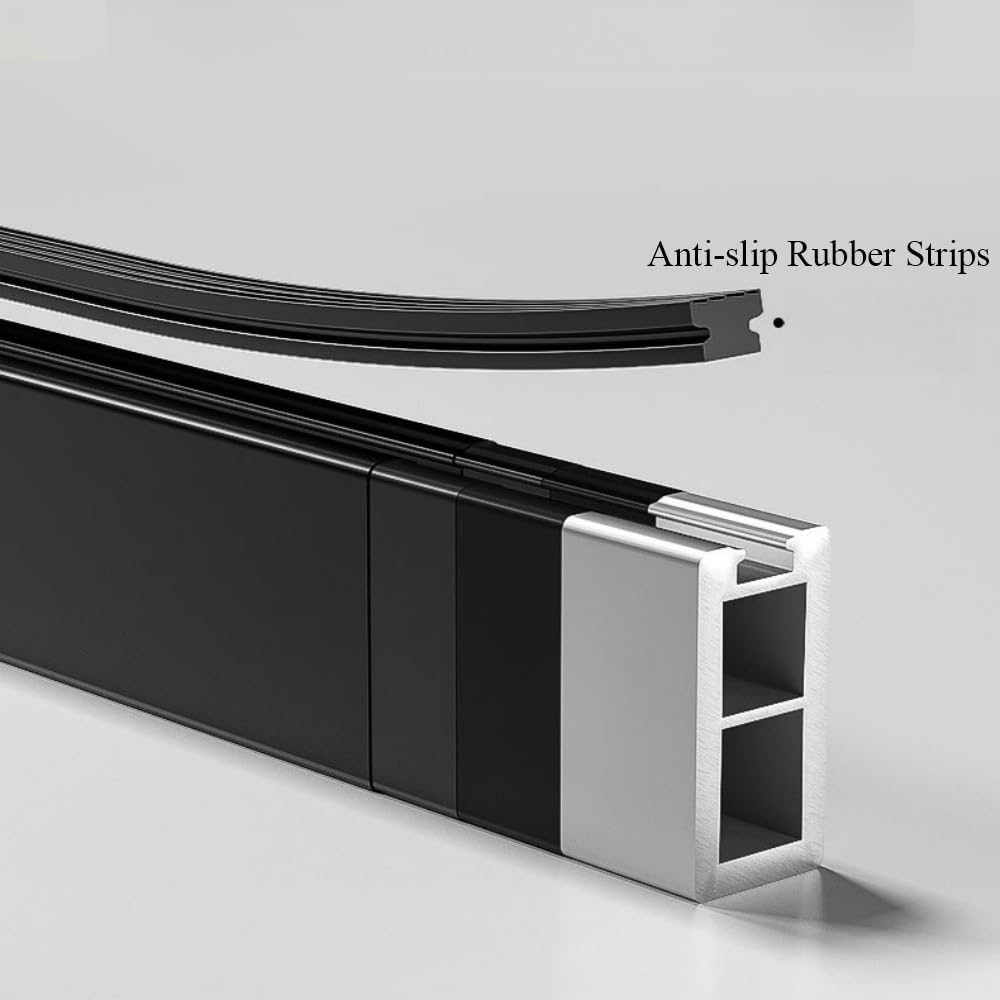 Wcxixo Clothes Hanging Rod Laundry Room Gold Wall Mount Closet Rod Metal Heavy Duty Wardrobe Pole Clothes Rack for Cabinet Corner Laundry Room & Balcony Window Curtain Bar Load 660lbs