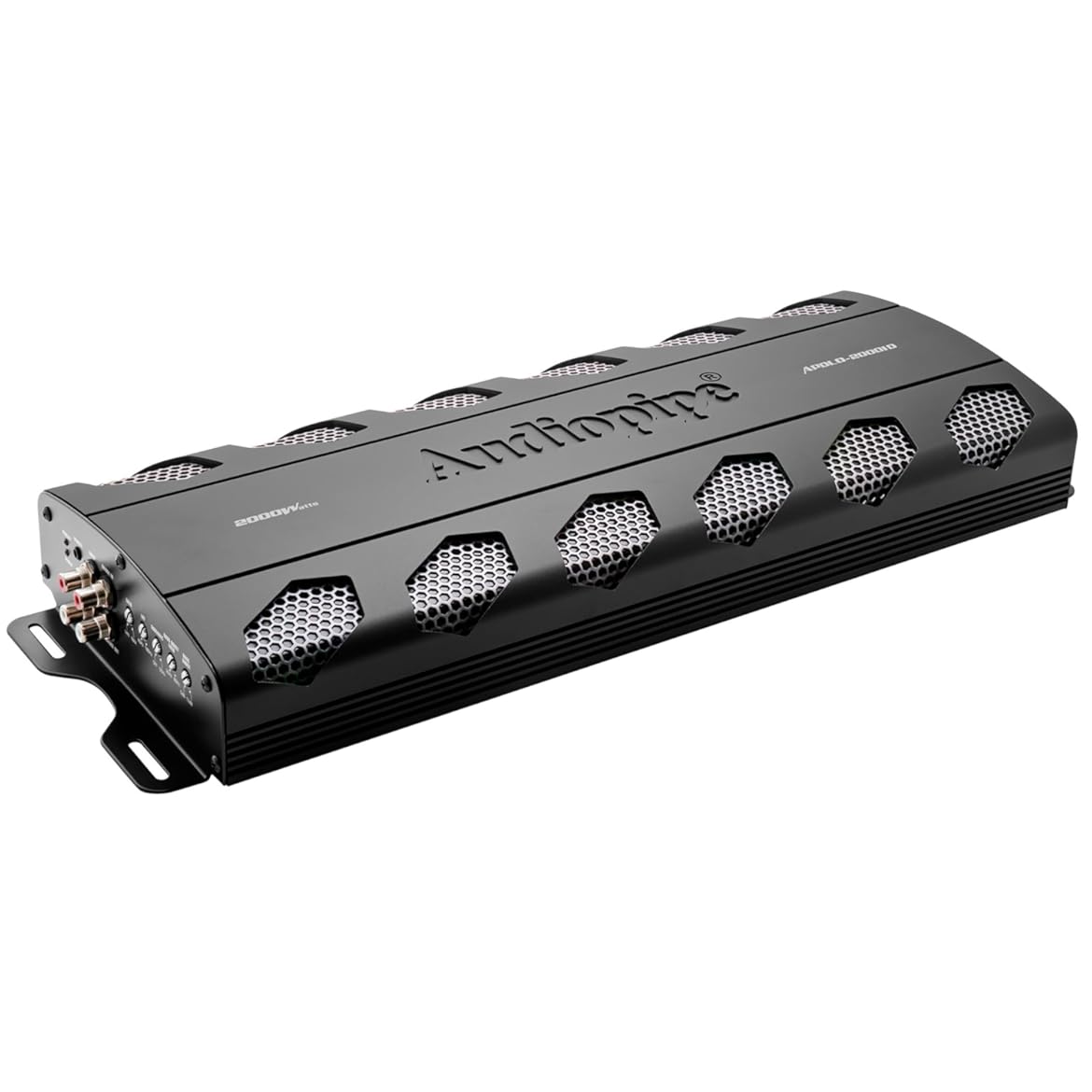 Audiopipe APDLO Class D Car Amplifier (APDLO-20001D), Monoblock Amplifier, Car Audio, Oversize Mosfet Circutry, 2000 Watts, Built-in Subsonic Filter, Overload/Overheat Protection, Remote Bass Knob