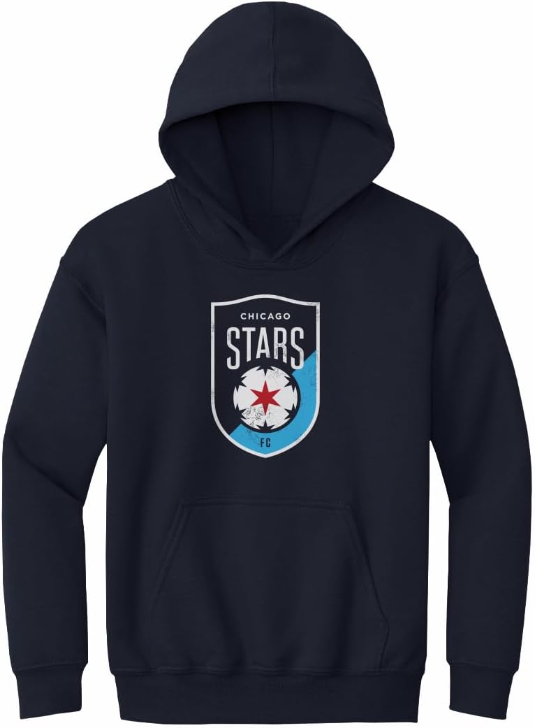 500 LEVEL Chicago Stars FC Vintage Primary Logo Youth Hoodie Sweatshirt