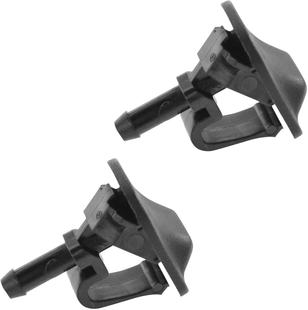 OKJHFD Windshield Washer Spray Nozzle Driver & Passenger Side Kit Pair 2pcs Set for Jeep for TJ 1997-2006 for Wrangler 1997-2015