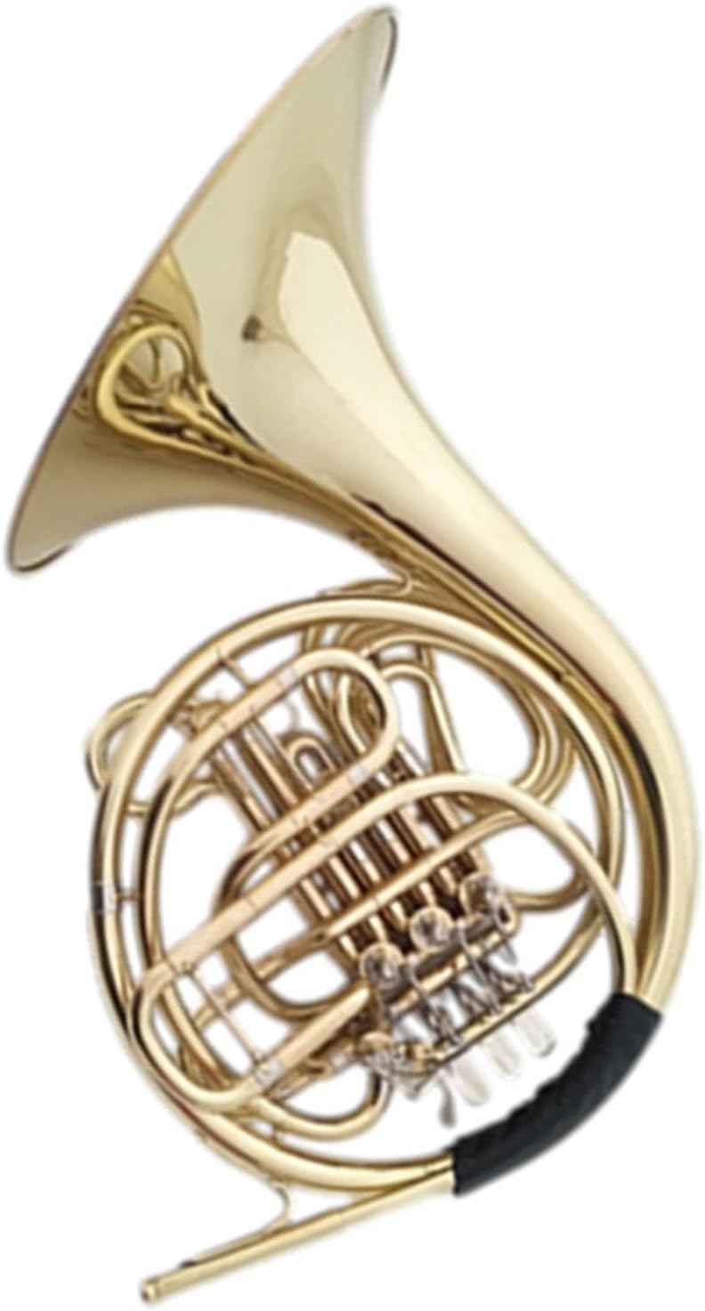 4 Key French Horn Lacquer Gold Four Key Double Row French Horn Instrument In F B Flat Key For Beginners And Adults