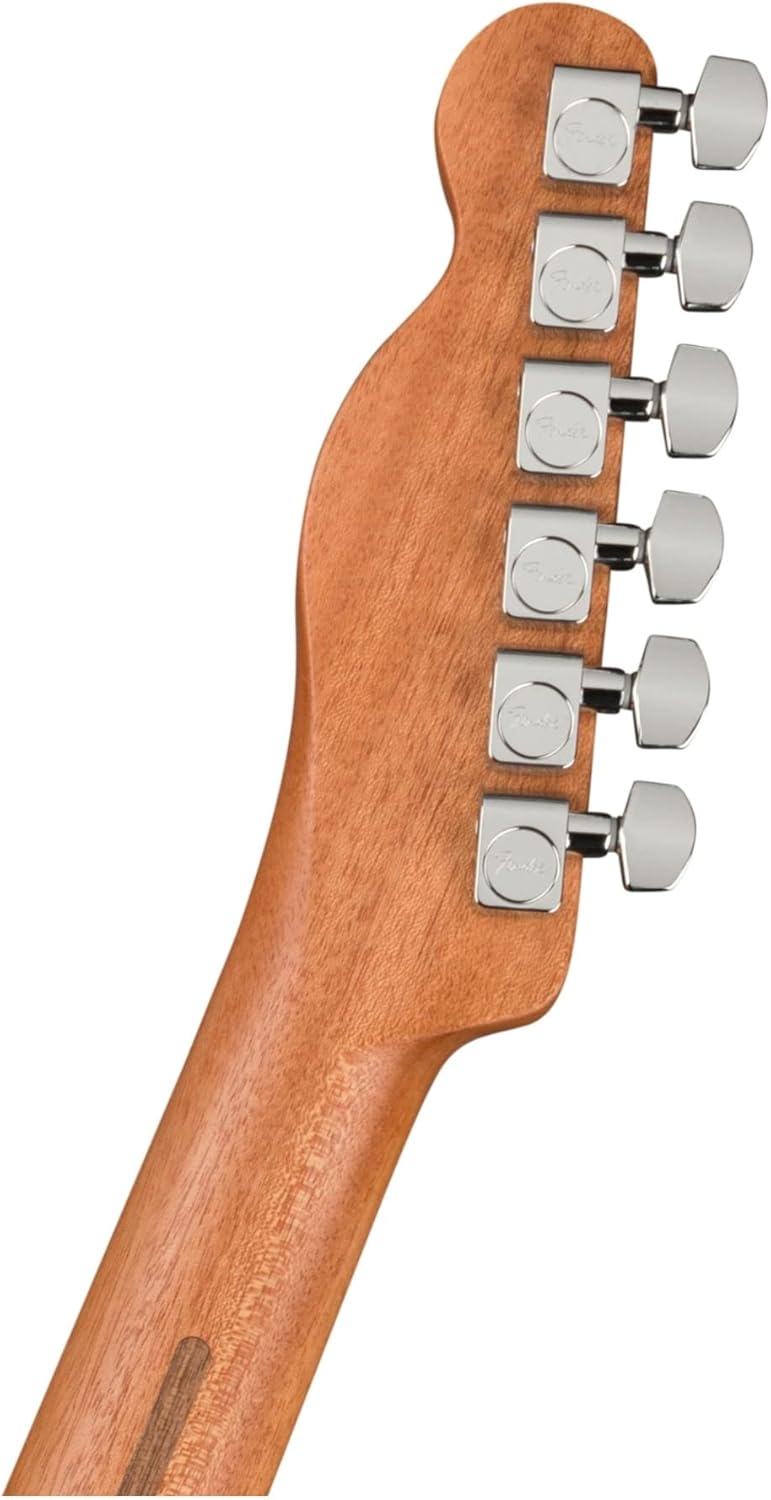 Fender Acoustasonic Player Telecaster Acoustic Electric Guitar, with 2-Year Warranty, Brushed Black, Rosewood Fingerboard, with Gig Bag