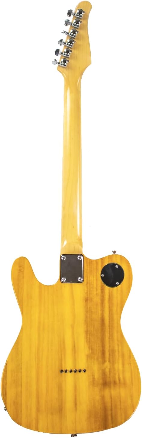 Sawtooth ET RipSaw Series Michael Angelo Batio Collection 24 Fret Electric Guitar w Custom Leather Pickguard - Whiskey Gold Finish