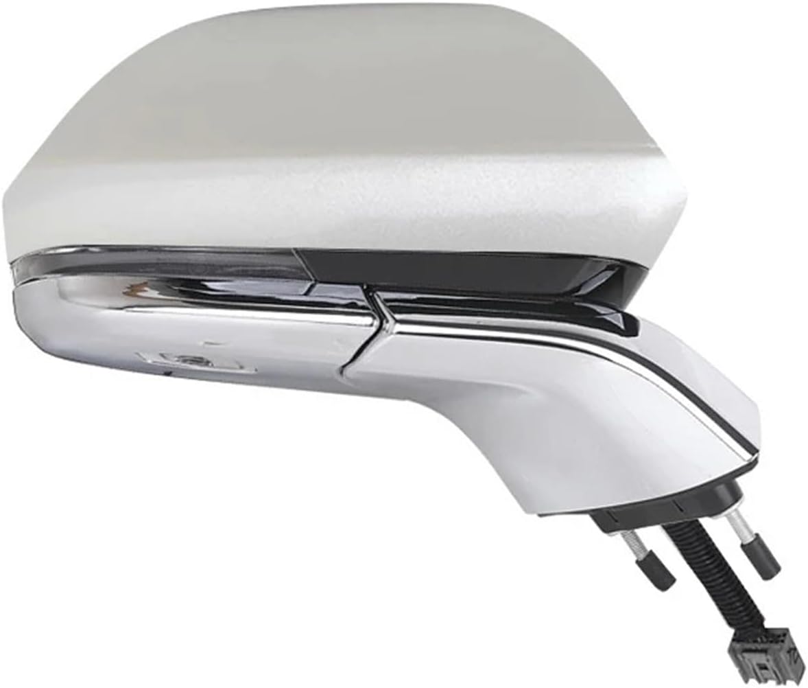Car Accessories Rearview Side Mirror Assembly Compatible for Lincoln MKZ 2013-2020 Assisted Steering Mirror Lens Electric Folding Assembly(14 Wire Right-01)