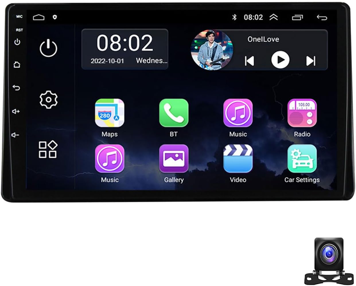 DEHIWI Android 11 Car Stereo GPS Navigation Head Unit for Toyota Sienna 2016~2018 Car Radio with 720P Backup Camera Supports Bluetooth WiFi SWC FM Radio Auto Carplay