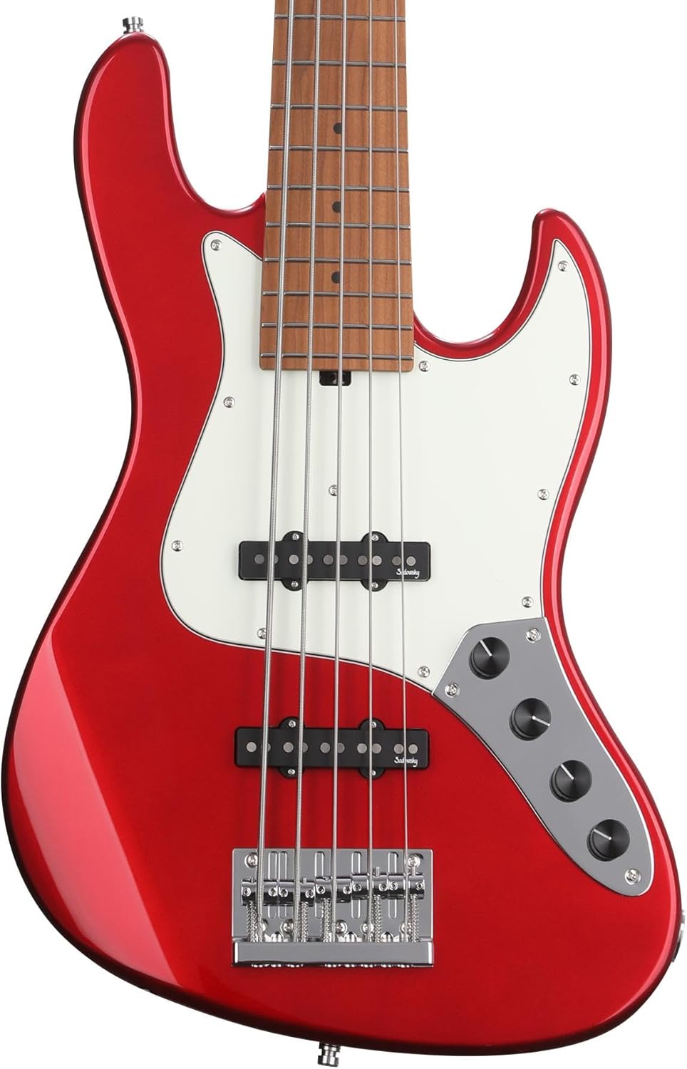 Sadowsky MetroExpress 21-fret Vintage JJ Bass, 5-string - Candy Apple Red Metallic