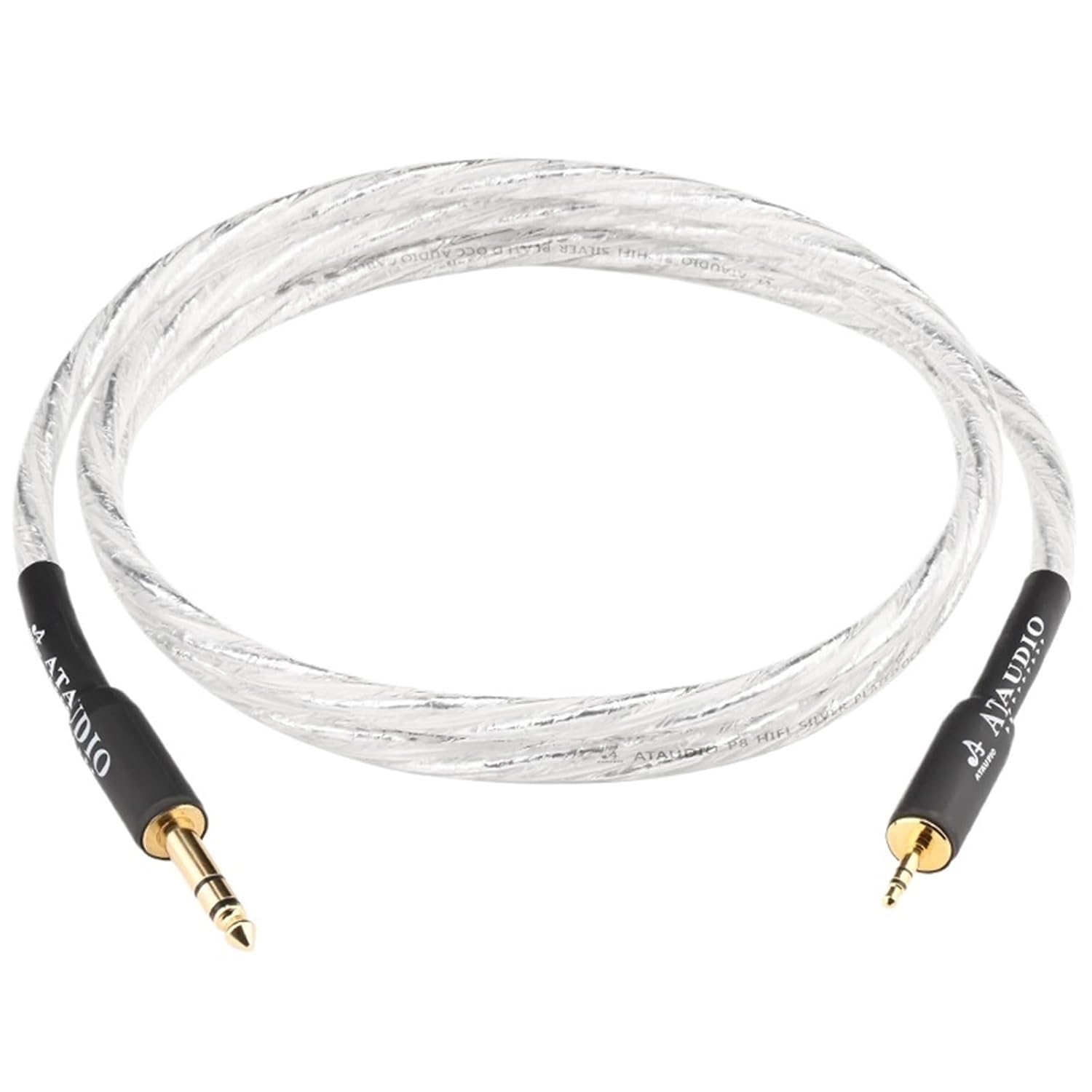 HiFi 3.5mm to 6.35mm Adapter Aux Cable Gold Plated 3.5 Jack to 6.5 Jack for Mixer Amplifier Aux Male to Male Cable(5m)