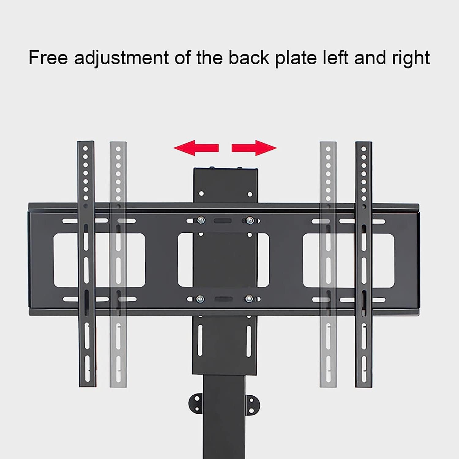 Floating TV Stand, Multifunction TV Wall Mount TV Mount,Motorized TV Bracket with Remote and Switch Control,Fits Most 32-65 Inch TVs,for Hospital/Home/Beauty Salon,Side T