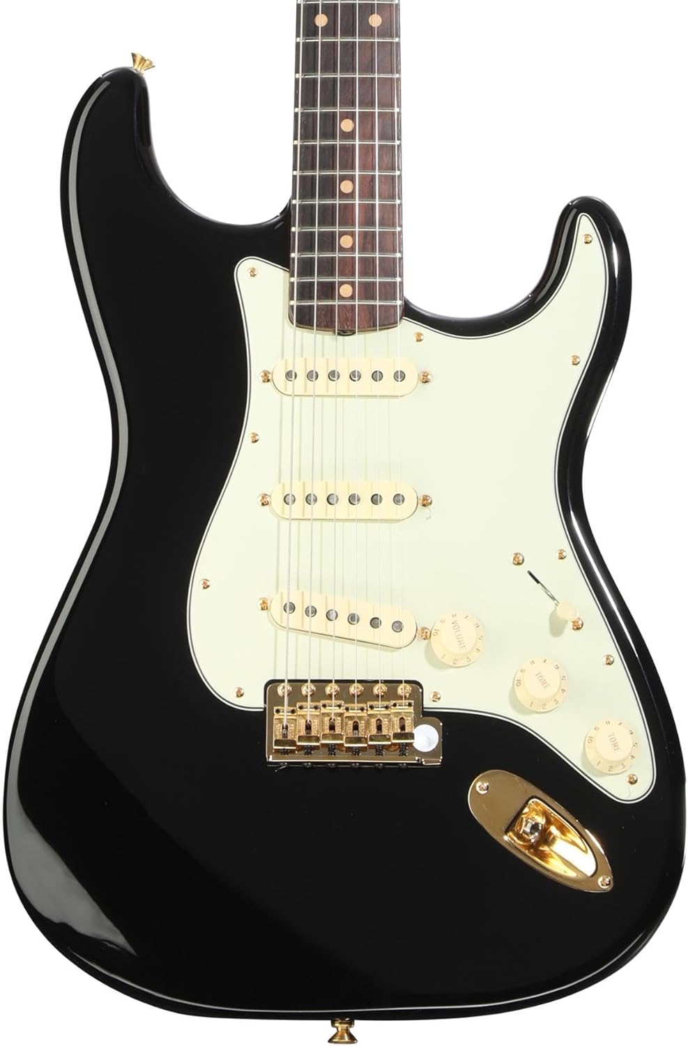 Fender American Vintage II 1961 Stratocaster Electric Guitar - Black, Rosewood Fingerboard, Sweetwater Exclusive