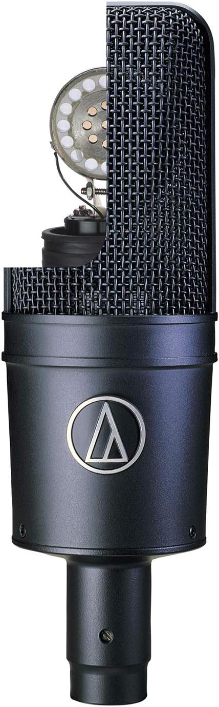 Audio-Technica AT4033A Condenser Microphone+Mount+Cover+Case+Headphones+Shield