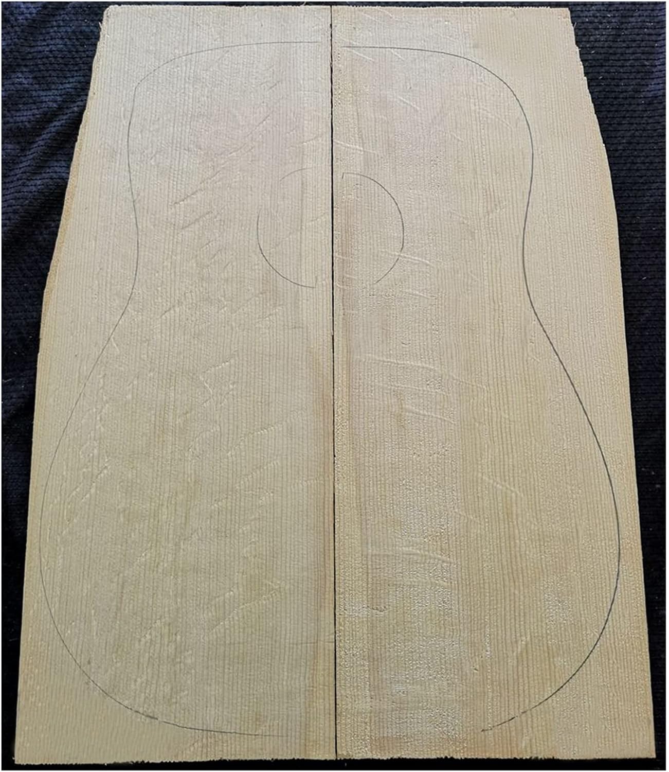 Spruce Veneer Guitar Panel Spruce Guitar Production Guitar DIY Accessory (Color : 10)