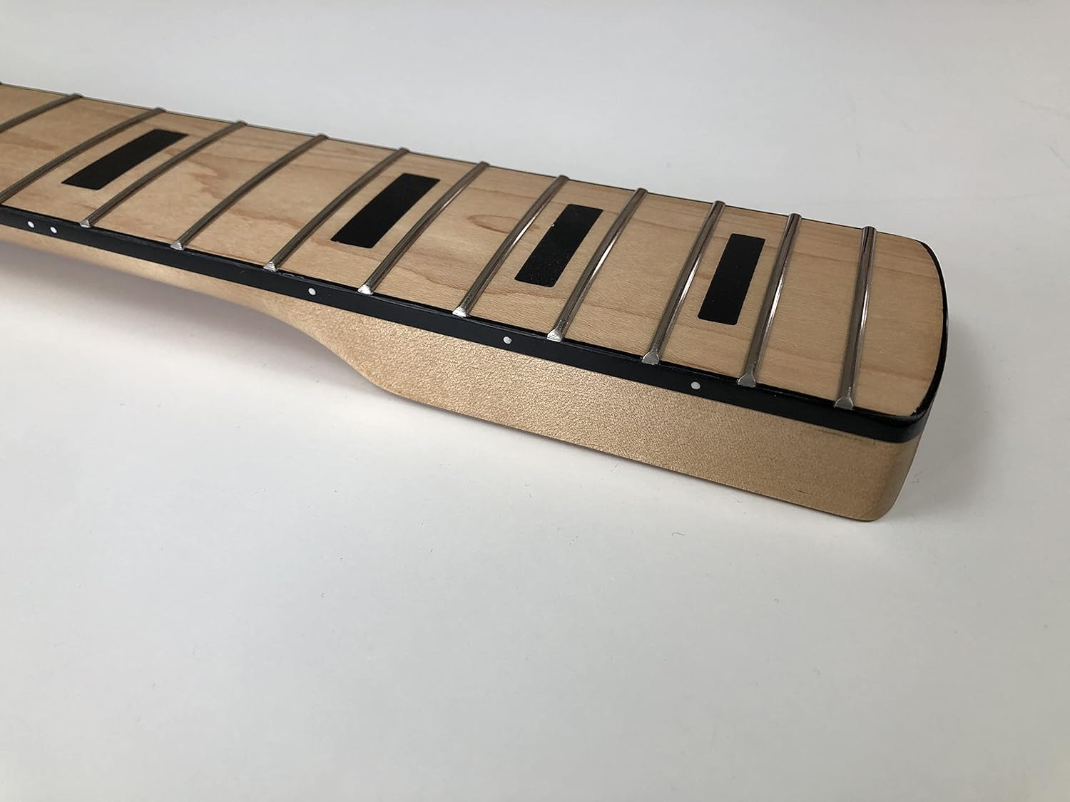 Gloss 5 String Electric bass guitar neck 20 fret 34 inches Maple fingerboard Black Block Inlay