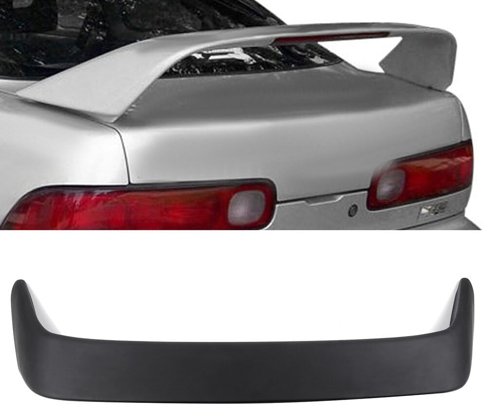 ECCPP Type-R Style Rear Trunk Spoiler Wing ABS fit for 1994-2001 for Acura Integra Hatchback Spoiler Wing Matte Black Rear Trunk Lip Spoiler