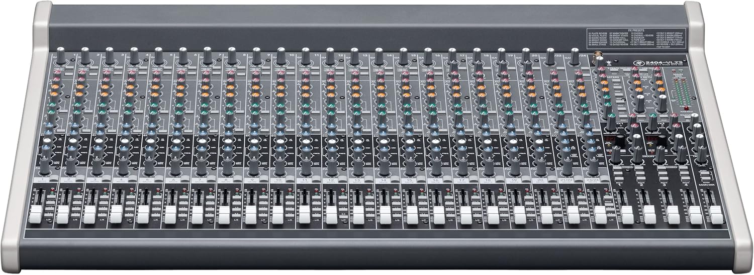 Mackie 2404-VLZ3 Premium 24-Channel FX Mixer with USB