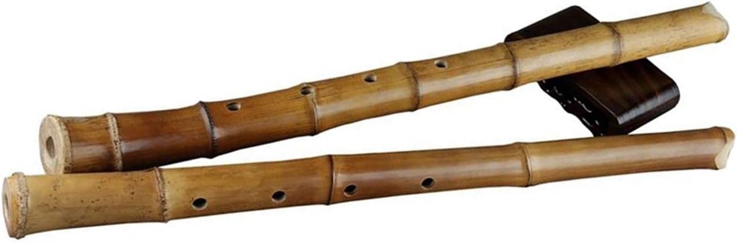 C Bamboo Flute 5 Hole Shakuhachi Flute In D Key Woodwind Instrument