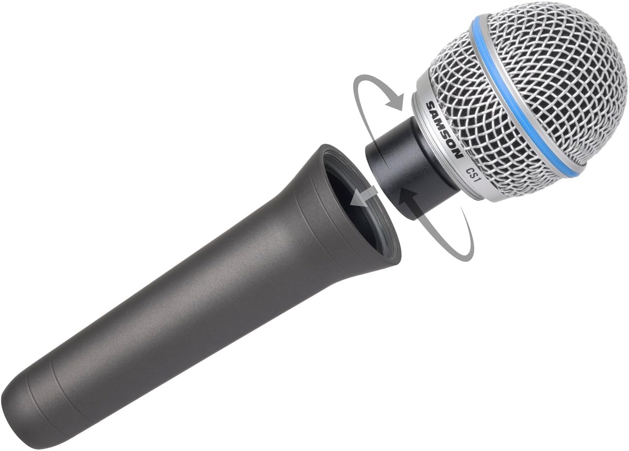 Samson CS Series Microphone with 2 Interchangeable Capsules