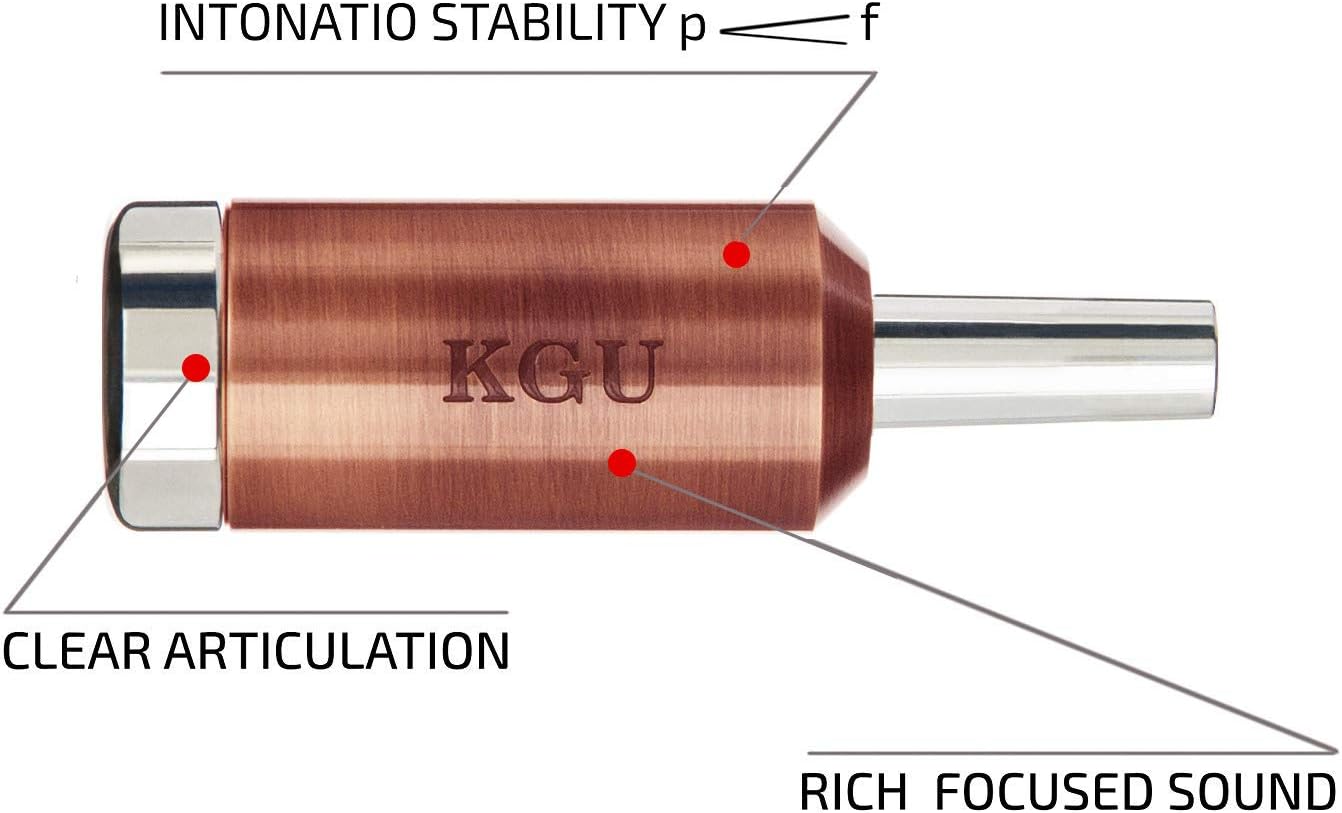 TRUMPET MOUTHPIECE BOOSTER KGUBrass. CUSTOM MADE Heavy TRUMPET BOOSTER KGU (Antique Copper Lacquer)