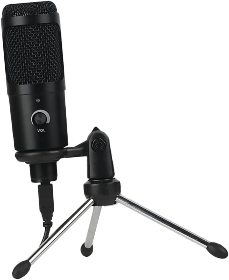 1 Set Zoom Conference Tabletop Mic USB Podcast Recording Laptop Stand Cardioid Video Desktop Streaming with for Adjustable Microphone Mount Condenser Stands