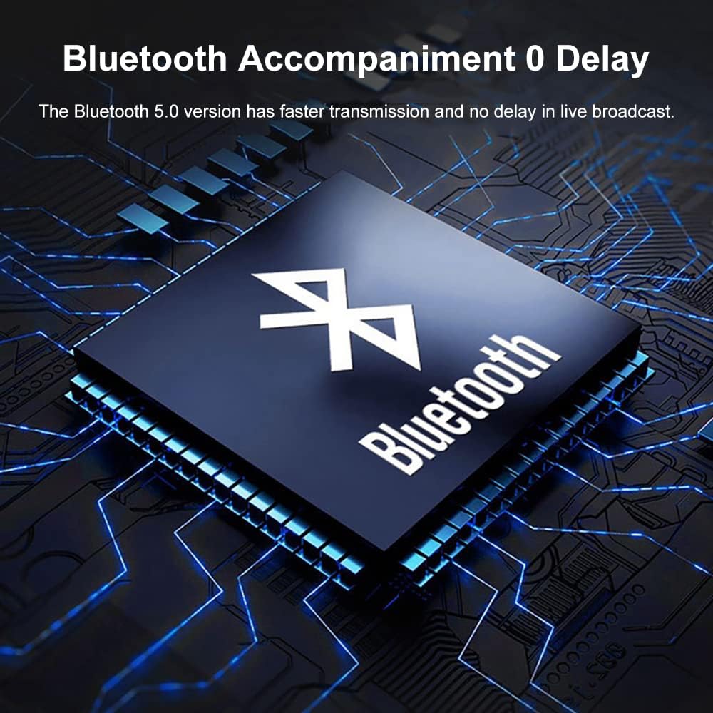 Audio Interface with DJ Mixer and Sound Card, Portable All-in-One Podcast Production Studio for Guitar, Live Streaming, PC, Recording and Gaming