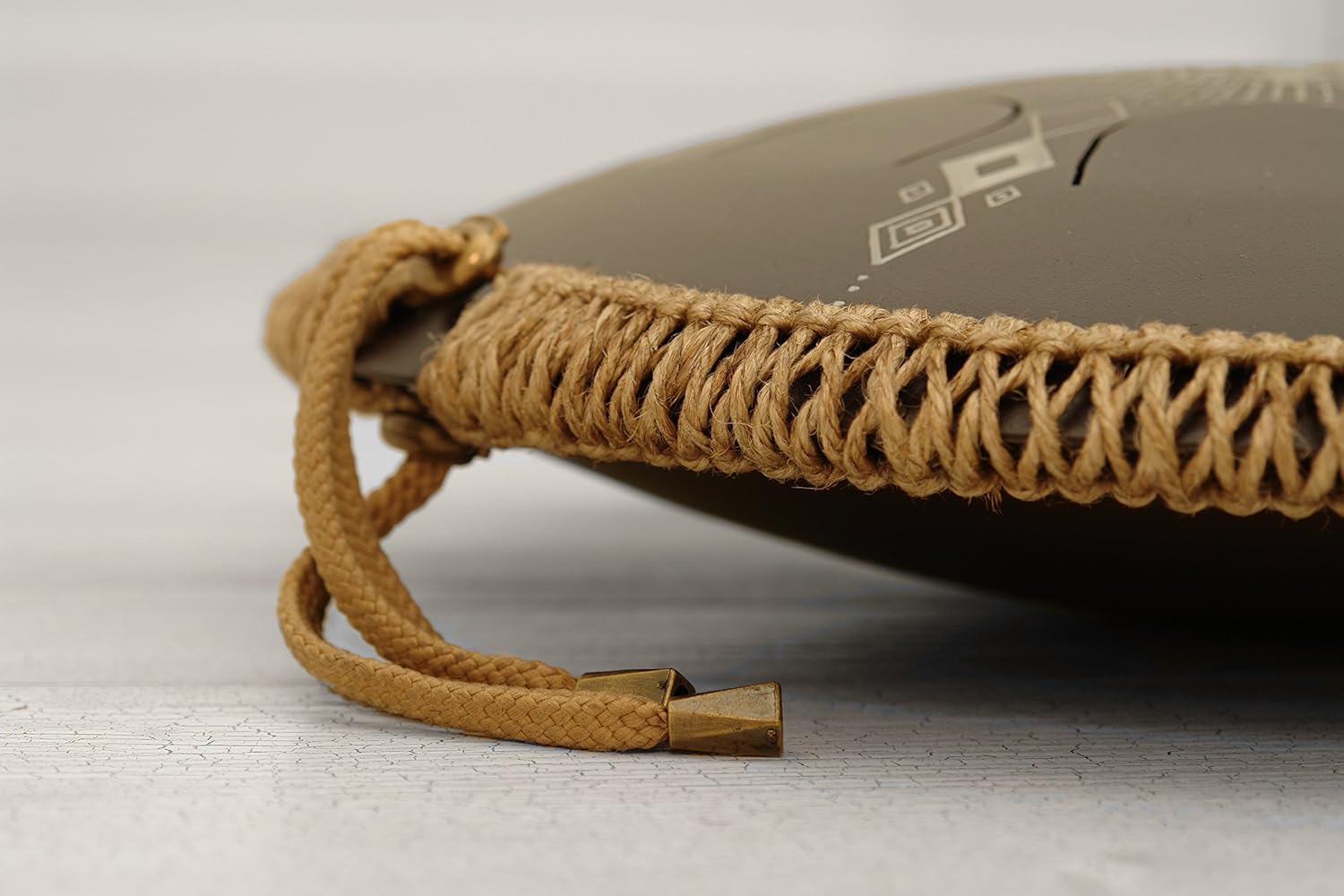 GUDA DRUM Freezbee Morningstar with Rope Decoration and Travel Bag. Best Pan drum