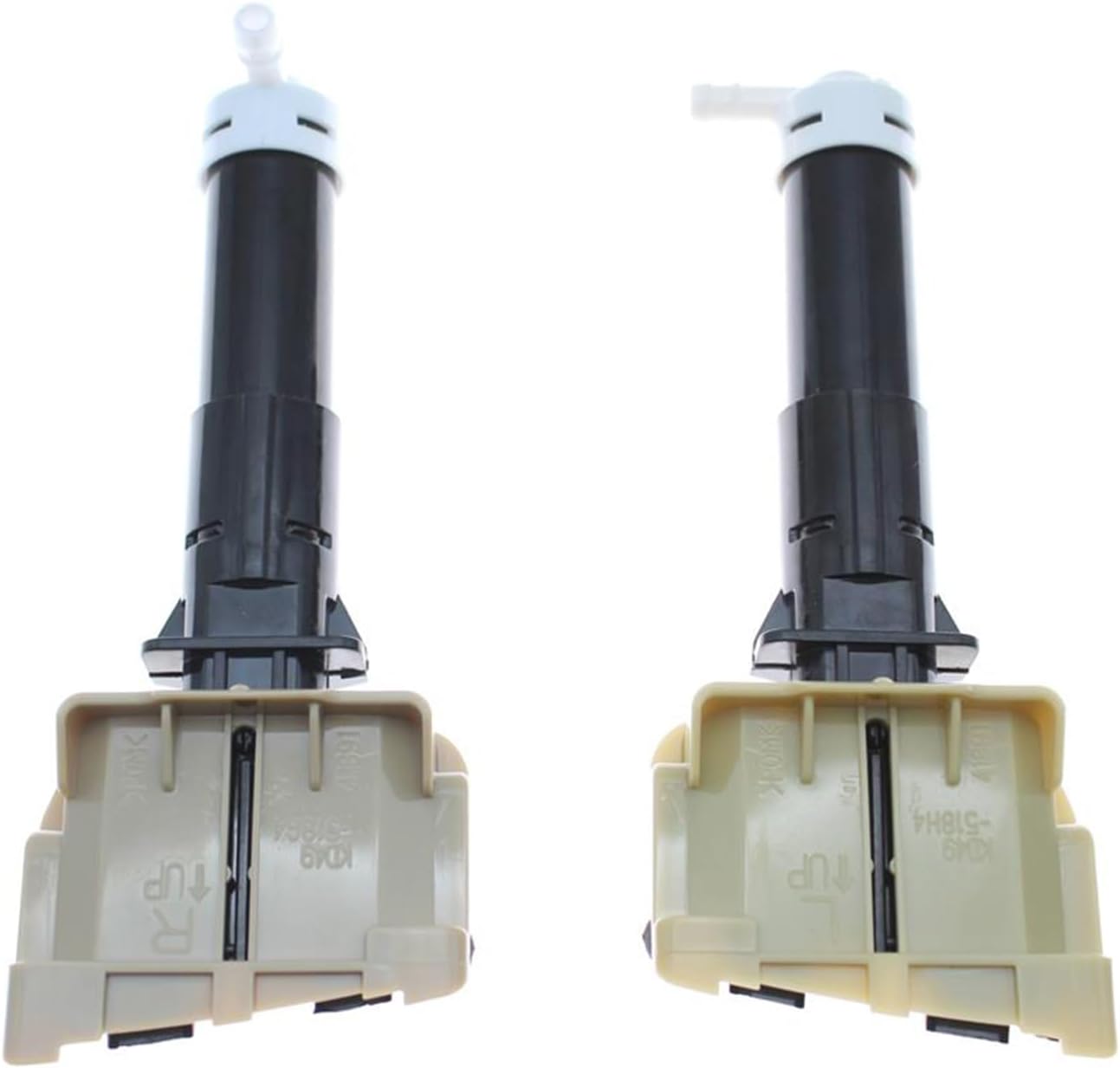 Car Headlight Washer Nozzle 2Pcs Car Headlight Washer Nozzle Head Light Cleaning Jet Pump Kd495182Y Kd495182X Water Sprayer for Mazda for Cx-5 2012-2017